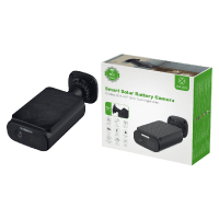 WOOX R8482 Smart Solar Battery Camera voor buiten | Zwart | 2.5K QHD LWO00114