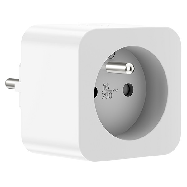 WOOX Smart plug | inclusief energiemeter | Max. 3680W | WiFi (Tuya) | IP20 | Wit (BE) LWO00084 - 2