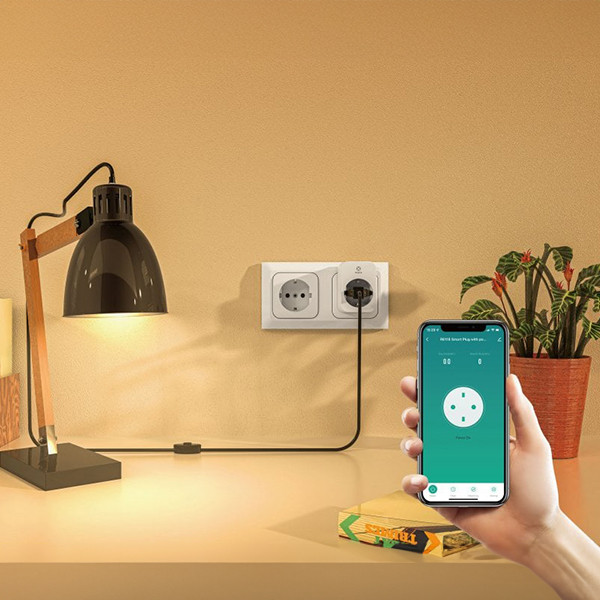 WOOX Smart plug | inclusief energiemeter | Max. 3680W | WiFi (Tuya) | IP20 | Wit (NL) LWO00100 - 5