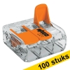 Wago 221-413 lasklem 3 x 0.2 - 4 mm2 voor alle kabelsoorten (100 stuks)