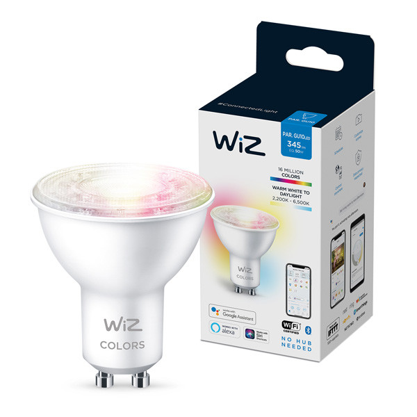 WiZ Connected WiZ Colors Slimme GU10 led spot RGB + 2200-6500K 4.8W (50W)  LWI00063 - 1