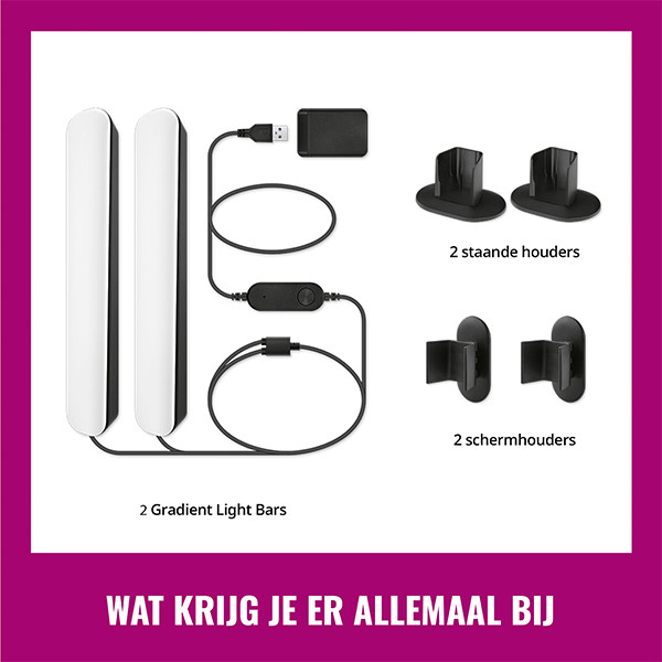 WiZ Connected WiZ Slimme lichtbalken | RGBIC | 8.2W  LWI00199 - 6