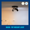 WiZ Connected WiZ Slimme opbouwspot | Rond | Zwart | RGB + 2200-6500K | 14.7W  LWI00151 - 6