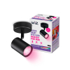 WiZ Connected WiZ Slimme opbouwspot | Rond  | Zwart | RGB + 2200-6500K | 4.9W  LWI00116 - 1