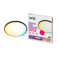 WiZ Connected WiZ Slimme plafondlamp | Rond  | Zwart | 2700-6500K | 14W  LWI00120