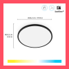 WiZ Connected WiZ Slimme plafondlamp | Rond  | Zwart | 2700-6500K | 14W  LWI00120 - 2