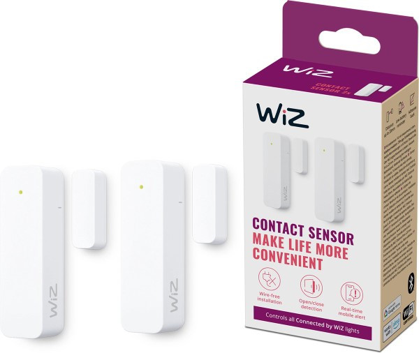 WiZ Connected WiZ Slimme raam-/deursensor | 2 stuks | Wit  LWI00194 - 1