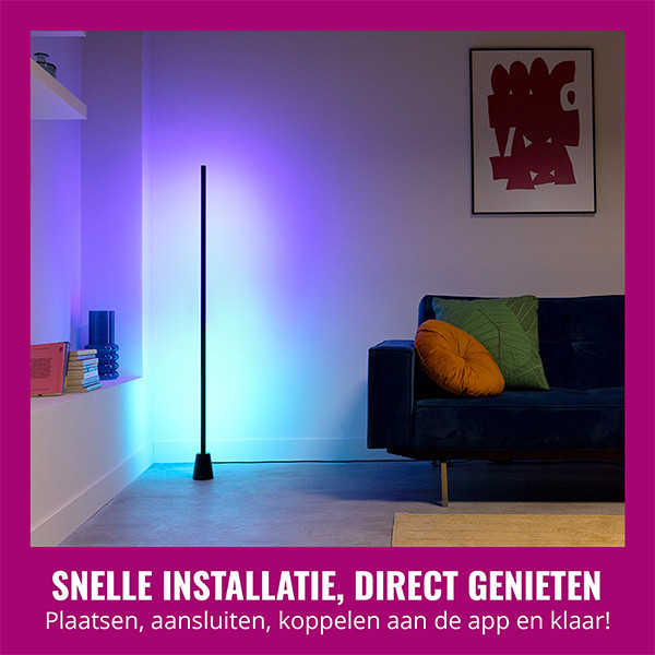 WiZ Connected WiZ Slimme vloerlamp | RGBIC | 9.7W  LWI00200 - 6