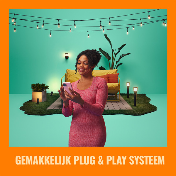 WiZ Connected WiZ Smart Grondspot | Rond | Zwart | RGB + 2700-5000K | 10W | 2 stuks  LWI00172 - 10