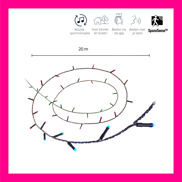 WiZ Connected WiZ Smart Kerstverlichting | RGB + 2700-5000K | 20 meter  LWI00178 - 2