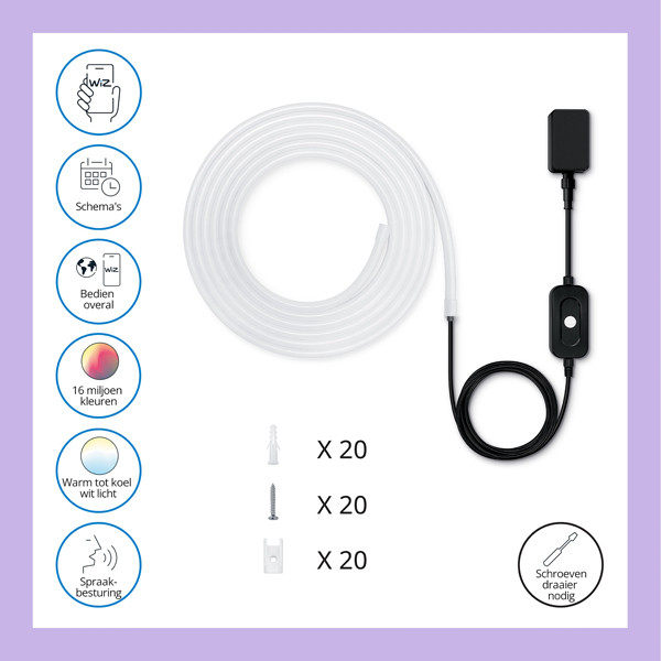 WiZ Connected WiZ Smart Outdoor Ledstrip | RGB + 2700-5000K | 24W  LWI00176 - 3