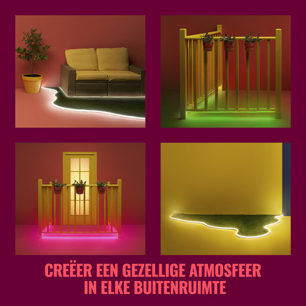 WiZ Connected WiZ Smart Outdoor Ledstrip | RGB + 2700-5000K | 24W  LWI00176 - 4