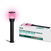 WiZ Connected WiZ Smart Sokkellamp | Rond | Zwart | RGB + 2700-5000K | 3.6W  LWI00174