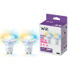WiZ Connected WiZ Smart Spot GU10 | PAR16  | Helder | 2700-6500K | 4.7W (50W) 2 stuks  LWI00181 - 1