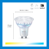 WiZ Connected WiZ Smart Spot GU10 | PAR16  | Helder | 2700-6500K | 4.7W (50W)  LWI00180 - 2