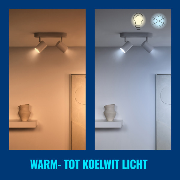 WiZ Connected WiZ Smart Spot GU10 | PAR16 | Helder | RGB + 2200-6500K | 4.7W (50W)  LWI00182 - 6