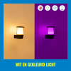 WiZ Connected WiZ Smart Wandlamp | Rond | Zwart | RGB + 2700-5000K | 8.5W  LWI00171 - 7