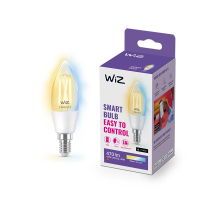 WiZ Connected WiZ Smart lamp E14 | Kaars C35 | Filament | Helder | 2700-6500K | 4.9W (40W)  LWI00097