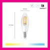 WiZ Connected WiZ Smart lamp E14 | Kaars C35 | Filament | Helder | 2700-6500K | 4.9W (40W)  LWI00097 - 2