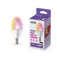 WiZ Connected WiZ Smart lamp E14 | Kaars C37 | Mat | RGB + 2200-6500K | 4.9W (40W)  LWI00092