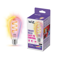 WiZ Connected WiZ Smart lamp E27 | Edison ST64 | Filament | Helder | RGB + 2200-6500K | 6.3W (40W)  LWI00133