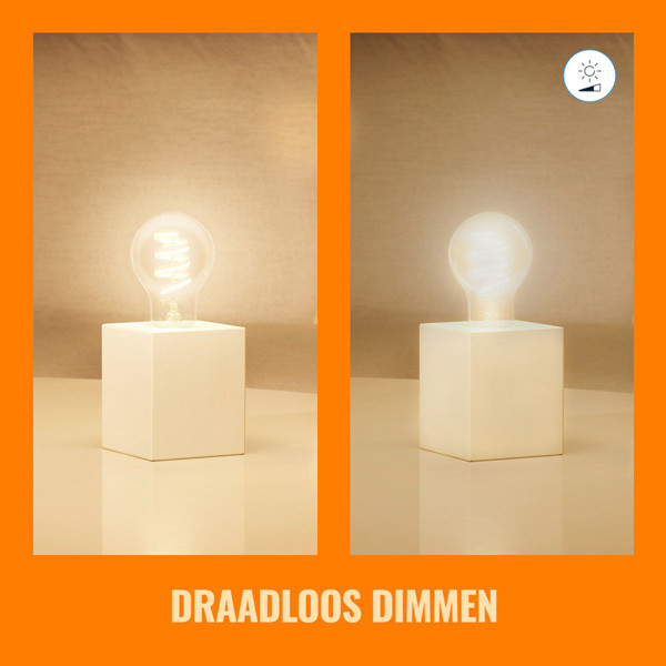 WiZ Connected WiZ Smart lamp E27 | Peer A60 | Filament | Helder | RGB + 2200-6500K | 6.3W (40W)  LWI00131 - 7