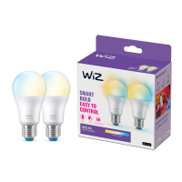 WiZ Connected WiZ Smart lamp E27 | Peer A60 | Mat | 2700-6500K | 8W (60W) 2 stuks  LWI00179