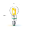WiZ Connected WiZ Smart lamp E27 | Peer A60 | Ultra Efficient | Filament | Helder | 2700-4000K | 4.3W (60W)  LWI00125 - 2