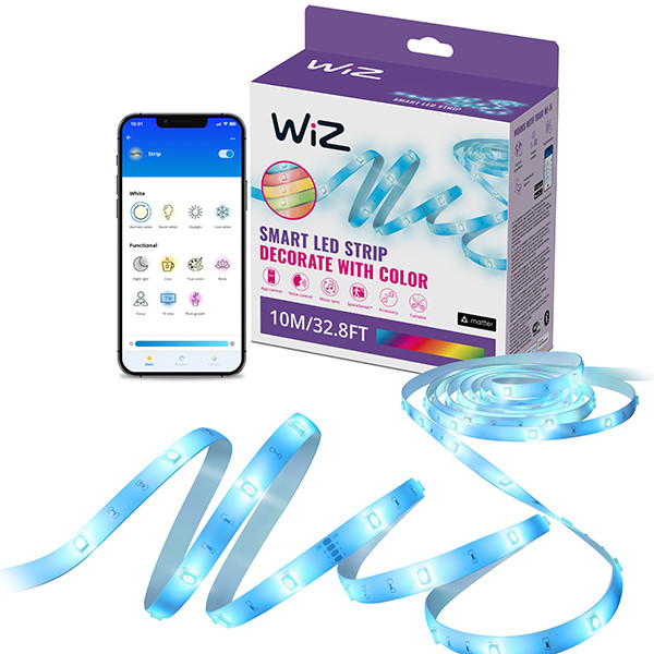 WiZ Smart ledstrip 10 meter | RGB | 12W LWI00189 - 1