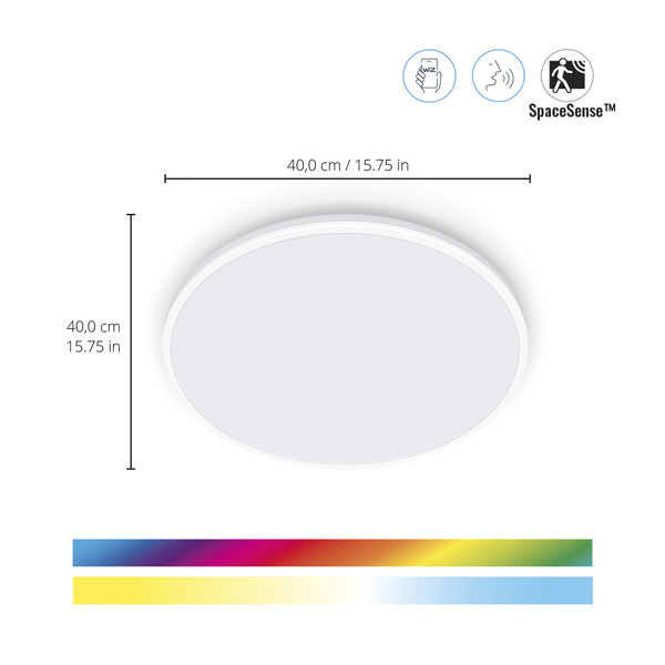 WiZ Connected WiZ Smart plafondlamp | Rond | Wit | 2700-6500K | 21W  LWI00164 - 2