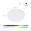 WiZ Connected WiZ Smart plafondlamp | Rond | Wit | 2700-6500K | 21W  LWI00164 - 2
