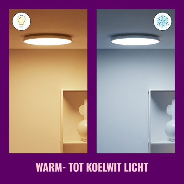 WiZ Connected WiZ Smart plafondlamp | Rond | Wit | 2700-6500K | 21W  LWI00164 - 5