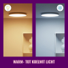 WiZ Connected WiZ Smart plafondlamp | Rond | Wit | 2700-6500K | 21W  LWI00164 - 5