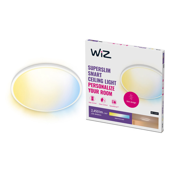 WiZ Connected WiZ Smart plafondlamp | Rond | Wit | 2700-6500K | 22W  LWI00156 - 1