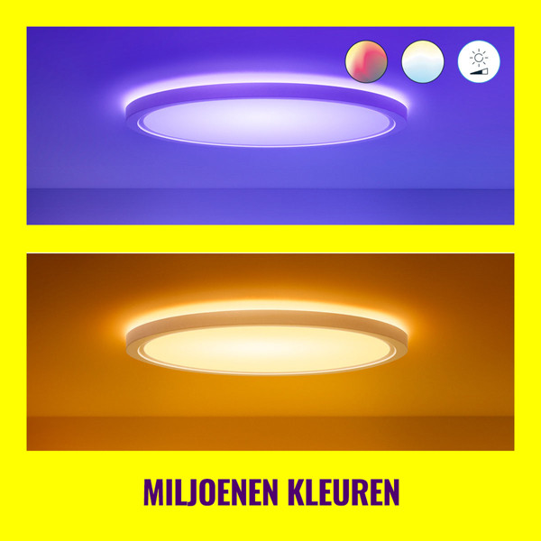 WiZ Connected WiZ Smart plafondlamp | Rond | Wit | RGB + 2200-6500K | 32W  LWI00162 - 6
