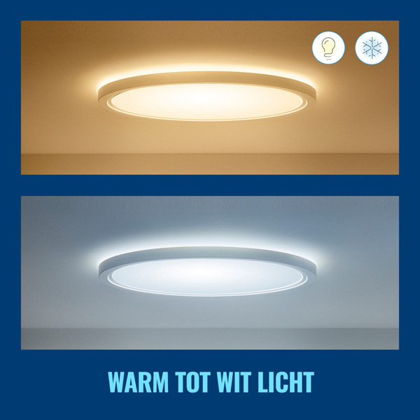 WiZ Connected WiZ Smart plafondlamp | Rond | Wit | RGB + 2200-6500K | 32W  LWI00162 - 7