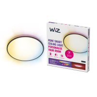 WiZ Connected WiZ Smart plafondlamp | Rond | Zwart | 2700-6500K | 21W  LWI00165