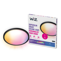 WiZ Connected WiZ Smart plafondlamp | Rond | Zwart | RGB + 2200-6500K | 22W  LWI00161