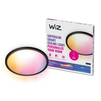 WiZ Connected WiZ Smart plafondlamp | Rond | Zwart | RGB + 2200-6500K | 32W  LWI00163
