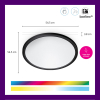 WiZ Connected WiZ Smart plafondlamp | Rond | Zwart | RGB + 2200-6500K | 32W  LWI00163 - 2