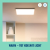 WiZ Connected WiZ Smart plafondlamp | Vierkant | Wit | 2700-6500K | 36W  LWI00168 - 5