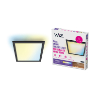 WiZ Connected WiZ Smart plafondlamp | Vierkant | Zwart | 2700-6500K | 12W  LWI00167