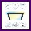 WiZ Connected WiZ Smart plafondlamp | Vierkant | Zwart | 2700-6500K | 12W  LWI00167 - 3