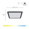 WiZ Connected WiZ Smart plafondlamp | Vierkant | Zwart | 2700-6500K | 36W  LWI00169 - 2