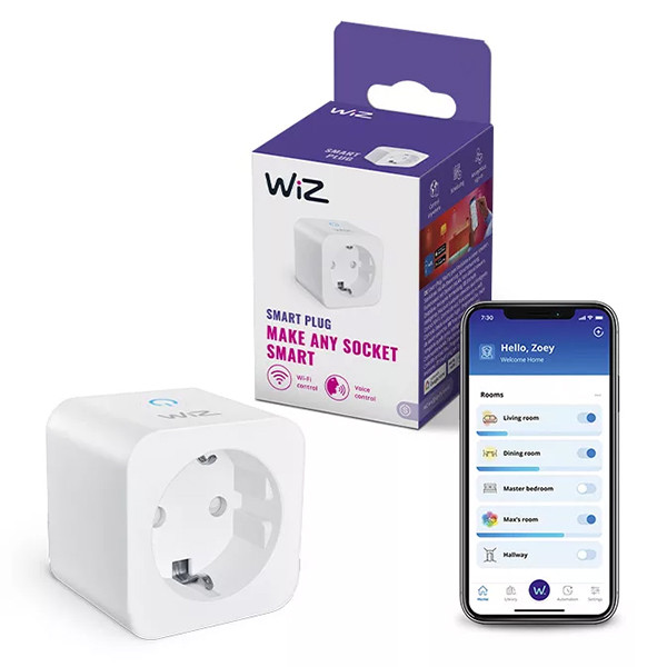 WiZ Smart plug | Max. 2300W | Bluetooth | IP20 | Wit (NL) LWI00213 - 2