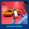 WiZ Connected WiZ Smart wandlamp | Up & Down | Rechthoek | Zwart | RGB + 2200-6500K | 9.4W  LWI00155 - 3