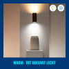 WiZ Connected WiZ Smart wandlamp | Up & Down | Rechthoek | Zwart | RGB + 2200-6500K | 9.4W  LWI00155 - 5