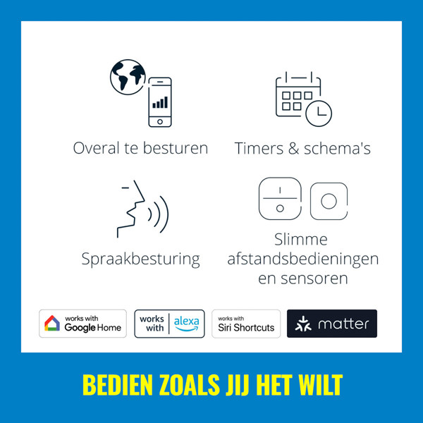 WiZ Connected WiZ Smart wandlamp | Up & Down | Rechthoek | Zwart | RGB + 2200-6500K | 9.4W  LWI00155 - 8