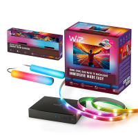 WiZ Connected WiZ Sync Box starterkit + Gradient Light Bars | RGBIC | 75-85 inch TV's  LWI00205