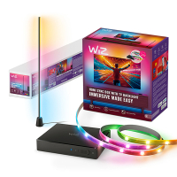 WiZ Connected WiZ Sync Box starterkit + Gradient Vloerlamp | RGBIC | 75-85 inch TV's  LWI00206
